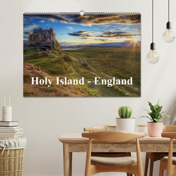 Produktbild: Holy Island - England (Wandkalender 2026 DIN A2 quer), CALVENDO Monatskalender