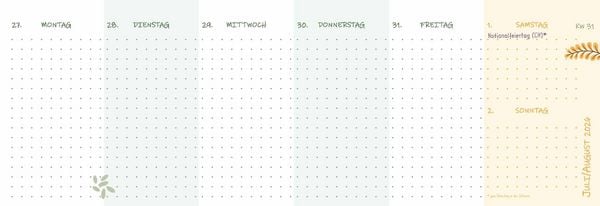 Produktbild: Mein Wochen-Tischkalender f&uuml;r das Schuljahr 2026/2027