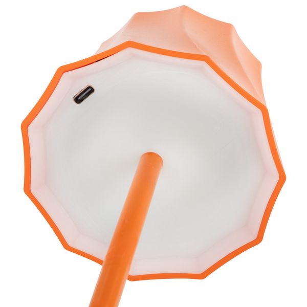 Produktbild: Idena LED Tischleuchte Touch Metall/Kunststoff orange 9x24,5cm Akku USB dimmbar 3 Modi Innen