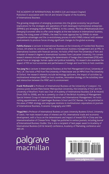 Produktbild: The Rise of Multinationals from Emerging Economies