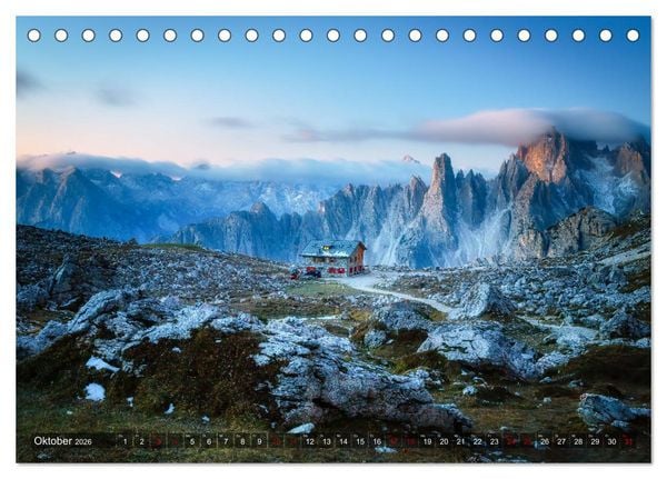 Produktbild: Zwischen Berg und Tal (Tischkalender 2026 DIN A5 quer), CALVENDO Monatskalender