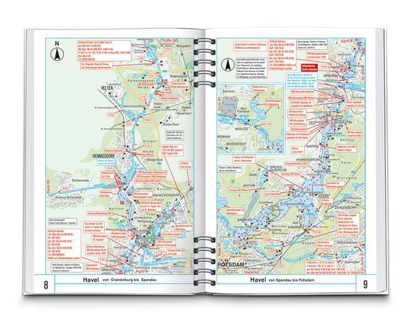 Produktbild: KOMPASS Wasserwanderatlas Berlin und Brandenburg