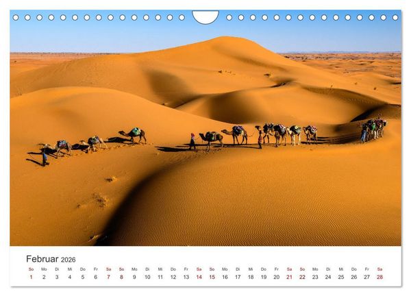 Produktbild: Marokko - Eine wunderbare Reise nach Nordafrika. (Wandkalender 2026 DIN A4 quer), CALVENDO Monatskalender