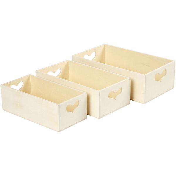 Produktbild: Creativ Company Aufbewahrungsboxen, 3er Set