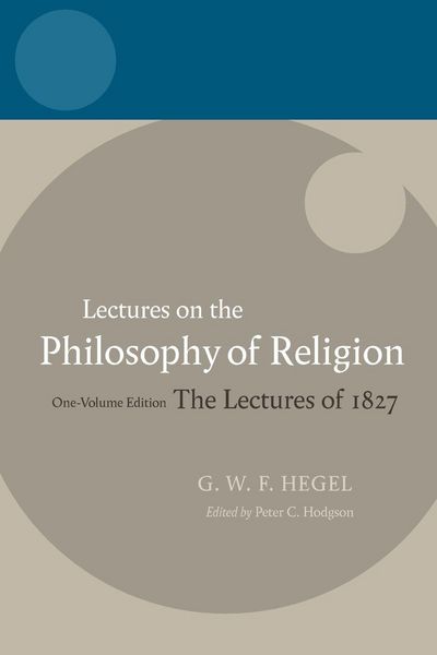 Produktbild: Lectures on the Philosophy of Religion