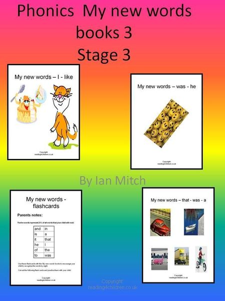 Produktbild: Phonics My New Words Books 3