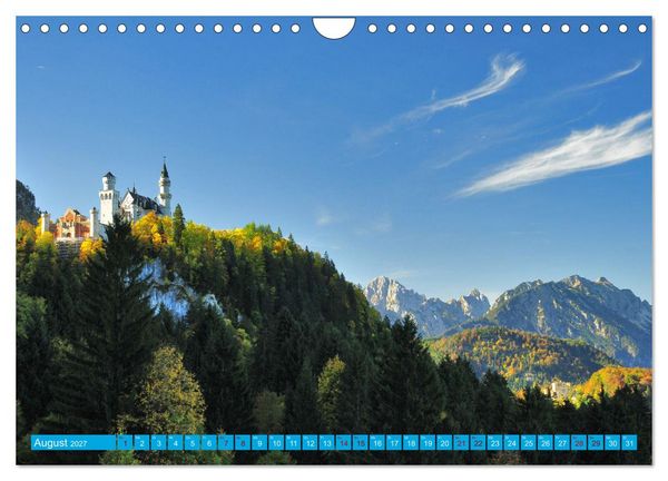 Produktbild: Wo Bayern am sch&ouml;nsten ist (Wandkalender 2027 DIN A4 quer), CALVENDO Monatskalender
