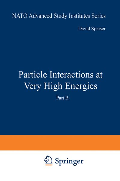 Produktbild: Particle Interactions at Very High Energies