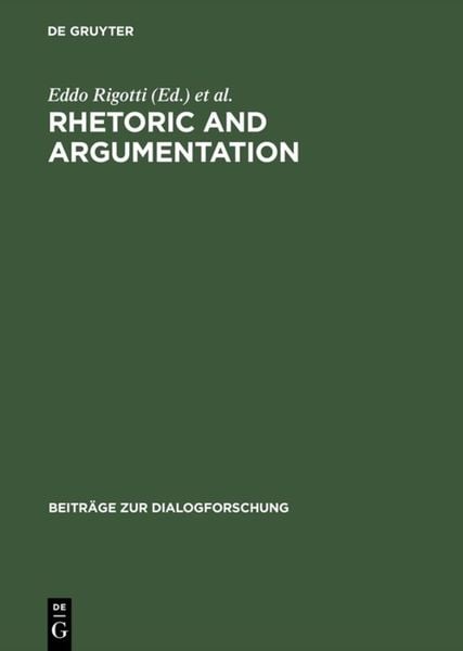 Produktbild: Rhetoric and Argumentation