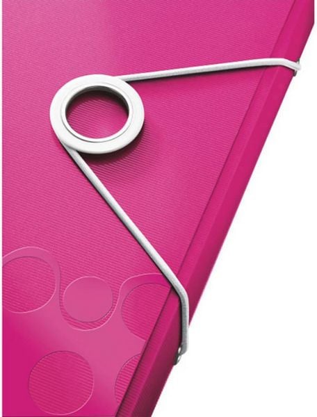 Produktbild: LEITZ Eckspannermappe WOW pink metallic DIN A4