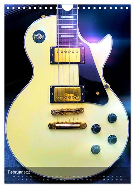 Produktbild: Magische Gitarren (Wandkalender 2026 DIN A4 hoch), CALVENDO Monatskalender