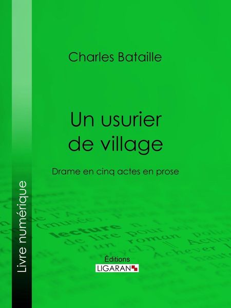 Produktbild: Un usurier de village