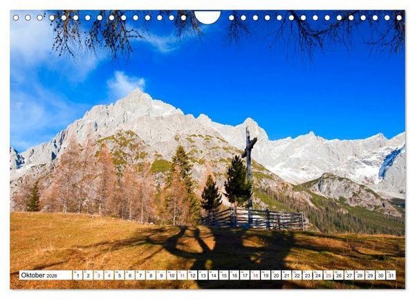 Produktbild: Gr&uuml;&szlig;e aus Filzmoos (Wandkalender 2026 DIN A4 quer), CALVENDO Monatskalender