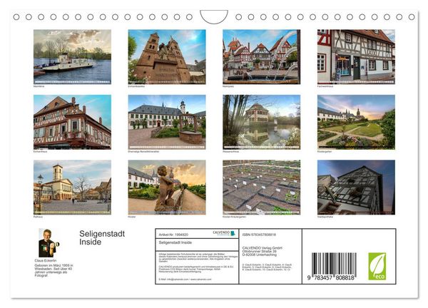 Produktbild: Seligenstadt Inside (Wandkalender 2026 DIN A4 quer), CALVENDO Monatskalender