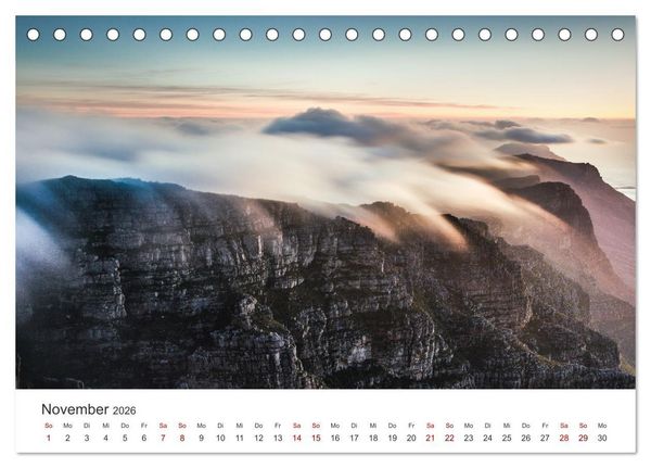 Produktbild: Kapstadt - Die bezaubernde Stadt am Kap der guten Hoffnung. (Tischkalender 2026 DIN A5 quer), CALVENDO Monatskalender