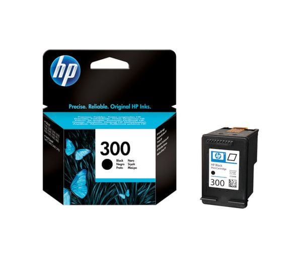 HP 300 Encre dorigine noir CC640EE Encre