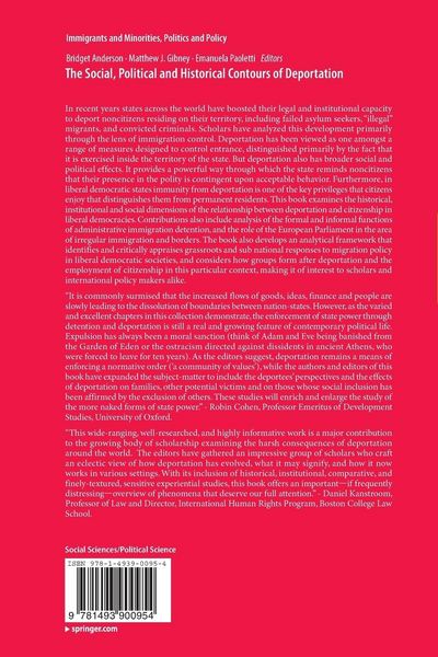 Produktbild: The Social, Political and Historical Contours of Deportation