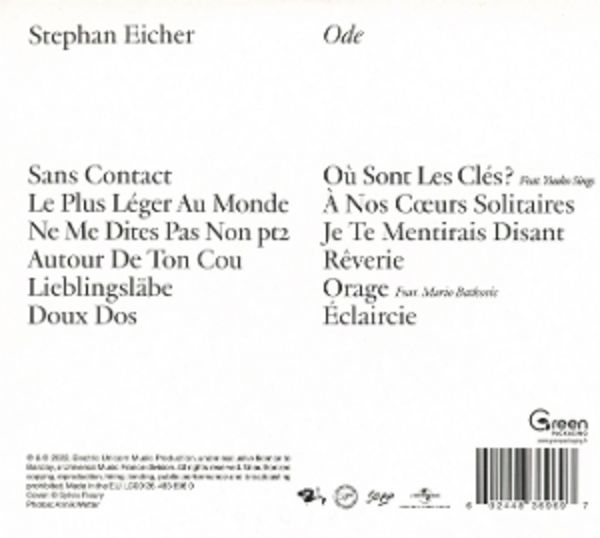Ode - Stephan Eicher, CD
