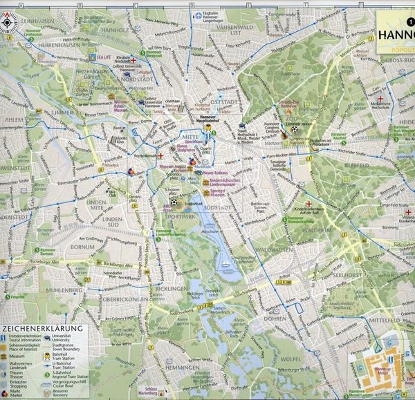 Produktbild: Hannover Popout Map