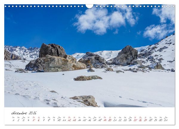Produktbild: Les Hautes-Alpes sur les chemins des marmottes (Calendrier mural 2026 DIN A3 vertical), CALVENDO calendrier mensuel