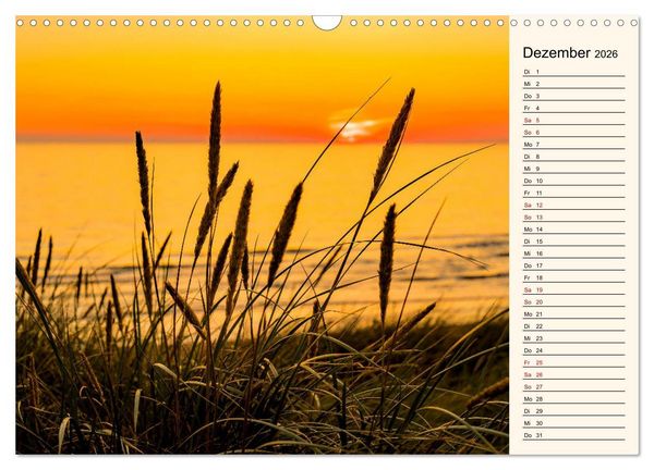 Produktbild: Langeoog Geburtstagskalender (Wandkalender 2026 DIN A3 quer), CALVENDO Monatskalender