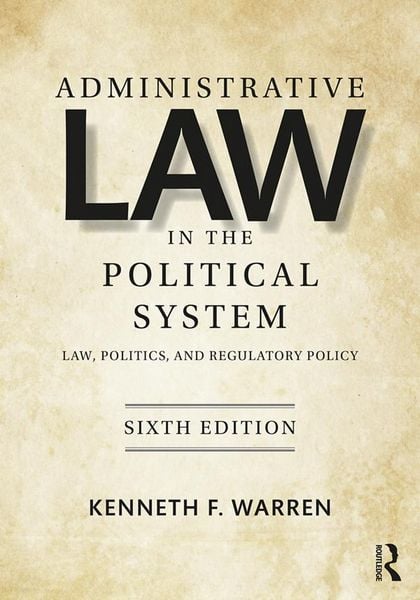 Produktbild: Administrative Law in the Political System