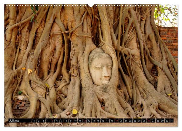 Produktbild: Ayutthaya - Thailands alte Hauptstadt (Wandkalender 2026 DIN A2 quer), CALVENDO Monatskalender