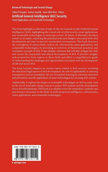 Produktbild: Artificial General Intelligence (AGI) Security