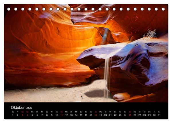 Produktbild: USA S&uuml;d-West (Tischkalender 2026 DIN A5 quer), CALVENDO Monatskalender