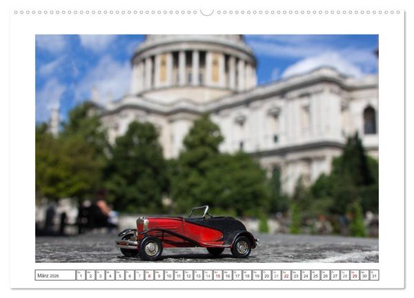 Produktbild: Modellautos auf Reisen (hochwertiger Premium Wandkalender 2026 DIN A2 quer), Kunstdruck in Hochglanz
