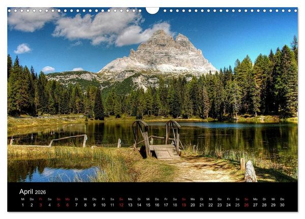 Produktbild: dolomiten (Wandkalender 2026 DIN A3 quer), CALVENDO Monatskalender