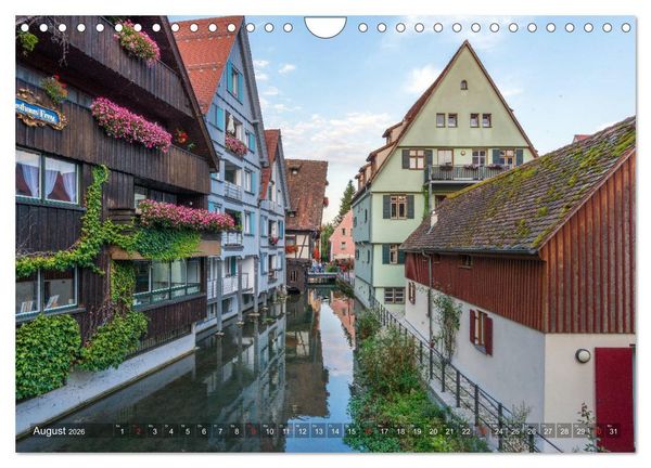 Produktbild: Ulm f&uuml;r Nestspatzen (Wandkalender 2026 DIN A4 quer), CALVENDO Monatskalender