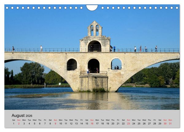 Produktbild: Historic Bridges of Provence (Wall Calendar 2026 DIN A4 landscape), CALVENDO 12 Month Wall Calendar