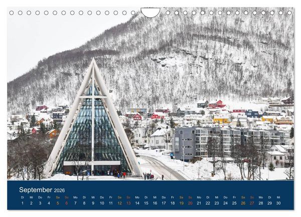 Produktbild: Troms&ouml;, eisiges Nord-Norwegen (Wandkalender 2026 DIN A4 quer), CALVENDO Monatskalender