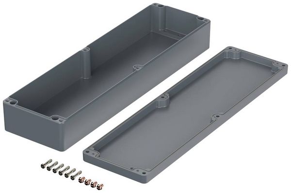 Produktbild: Bopla EUROMAS A 138 01138000 Industrie-Geh&auml;use 560 x 160 x 91 Aluminium Silber-Grau (RAL 7001) 1 St.