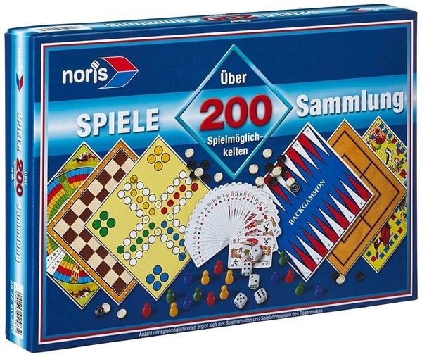 Noris 606112583 - Spielesammlung mit 200 Spielmöglichkeiten