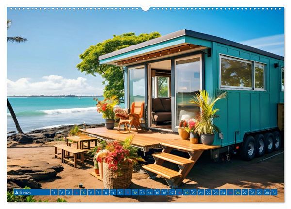 Produktbild: Tiny Houses - wohnen auf kleinstem Raum (Wandkalender 2026 DIN A2 quer), CALVENDO Monatskalender