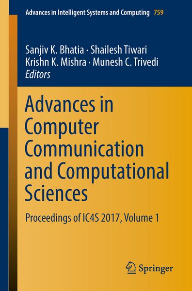 Produktbild: Advances in Computer Communication and Computational Sciences