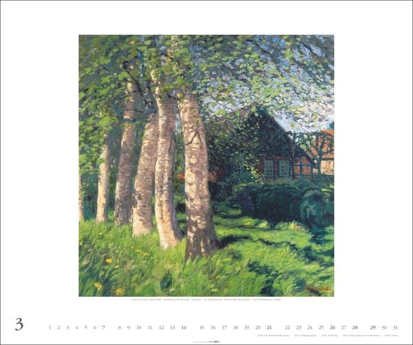 Produktbild: Worpsweder Landschaften Kalender 2027