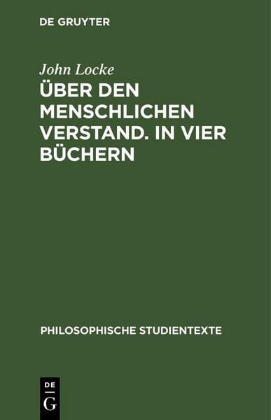 Produktbild: &Uuml;ber den Menschlichen Verstand. In vier B&uuml;chern