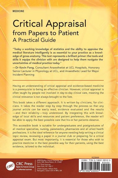 Produktbild: Critical Appraisal from Papers to Patient