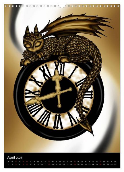 Produktbild: Drachen (Wandkalender 2026 DIN A3 hoch), CALVENDO Monatskalender