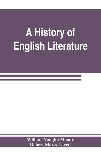 Produktbild: A history of English literature