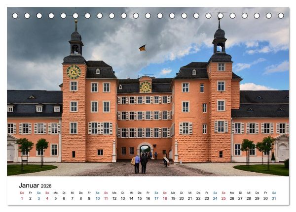 Produktbild: Schwetzingen - Ansichtssache (Tischkalender 2026 DIN A5 quer), CALVENDO Monatskalender