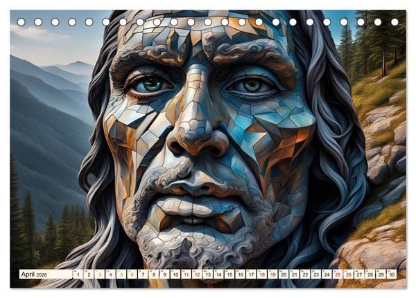 Produktbild: Berg Charaktere (Tischkalender 2026 DIN A5 quer), CALVENDO Monatskalender