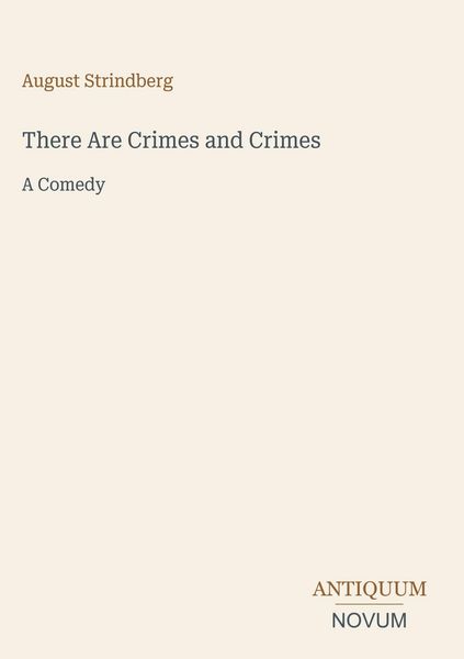Produktbild: There Are Crimes and Crimes