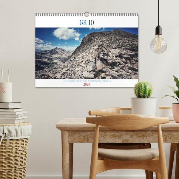 Produktbild: GR 10 Fernwanderweg durch die franz&ouml;sischen Pyren&auml;en (Wandkalender 2026 DIN A3 quer), CALVENDO Monatskalender