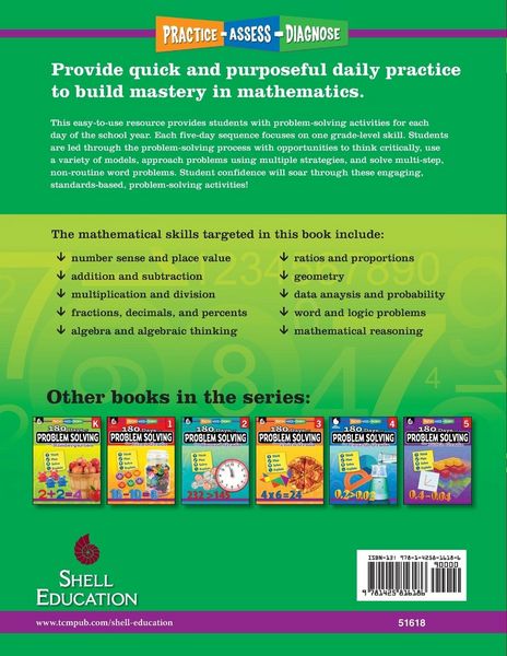 Produktbild: 180 Days of Problem Solving for Sixth Grade