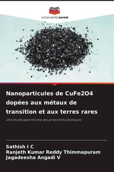Produktbild: Nanoparticules de CuFe2O4 dop&eacute;es aux m&eacute;taux de transition et aux terres rares