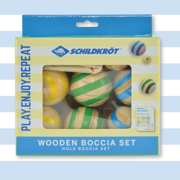 Produktbild: Schildkr&ouml;t 970007 - Holz Boccia Set, 7-teilig, mit Aufbewahrungsbeutel